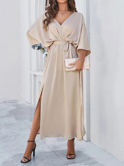 Valentina V-Neck Occasion Dress