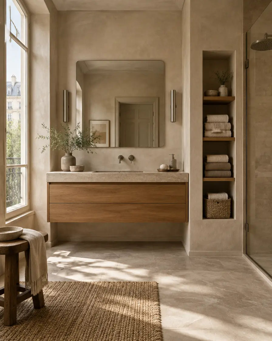 Salle de bain contemporaine dans l’univers Coreji