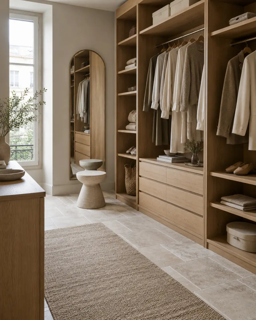 Dressing contemporain organisé dans l’univers Coreji
